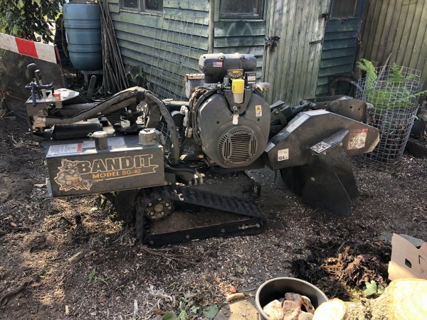 Bandit stump grinder